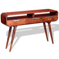  Console tafel 120x30x75 cm massief sheesham hout