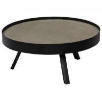  Salontafel met betonnen tafelblad 74x32 cm