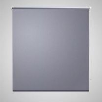Rolgordijn verduisterend 140 x 175 cm grijs