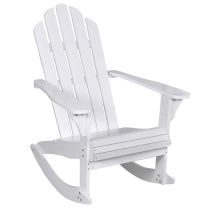  Tuinschommelstoel hout wit
