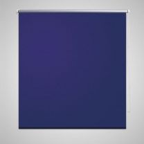 Rolgordijn verduisterend 60 x 120 cm marine / blauw