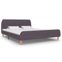  Bedframe stof taupe 160x200 cm