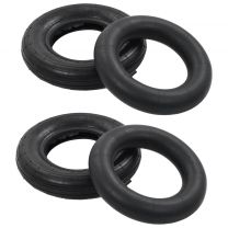  4-delige Kruiwagenbanden- en binnenbandenset 3.50-8 4PR rubber