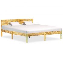  Bedframe massief gerecycled hout 180x200 cm