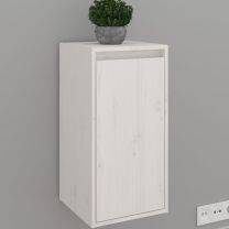  Wandkast 30x30x60 cm massief grenenhout wit