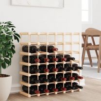  Wijnrek voor 42 flessen 68,5x23x68,5 cm massief grenenhout