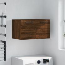  Wandkast 60x36,5x35 cm bewerkt hout bruineikenkleurig