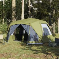  Tent 10-persoons 443x437x229 cm groen