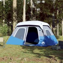  Tent met LED 344x282x212 cm lichtblauw
