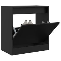  Schoenenkast 60x34x63,5 cm bewerkt hout zwart