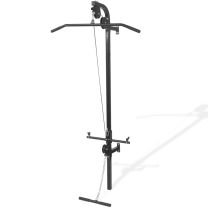  Home gym met 2 katrollen wandgemonteerd