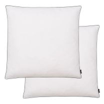  Kussens verenvulling 80x80 cm wit 2 st