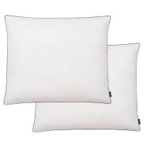  Kussens 2 st zwaar 70x60 cm dons-/verenvulling wit