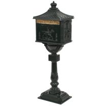  Staande brievenbus vintage stijl roestbestendig aluminium groen