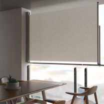  Tuinscherm uittrekbaar 160x300 cm crme