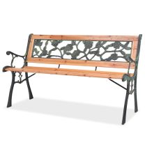  Tuinbank met rozenmotief hout