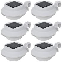  Solar buitenlampset 6 stuks wit
