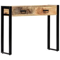  Wandtafel 90x30x75 cm massief mangohout