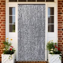  Vliegengordijn 90x220 cm chenille bruin en beige