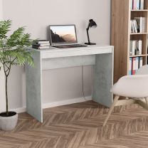  Bureau 90x40x72 cm spaanplaat betongrijs