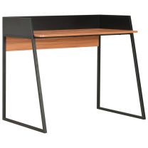  Bureau 90x60x88 cm zwart en bruin