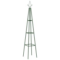  Plantenklimrekken 2 st 35x35x195 cm ijzer donkergroen