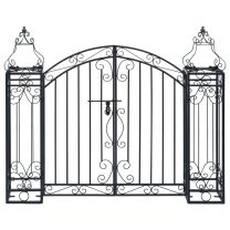  Poort decoratief 122x20,5x100 cm smeedijzer