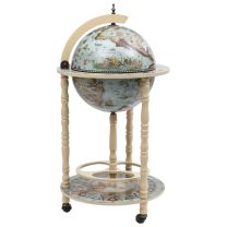  Globebar vrijstaand eucalyptushout blauw