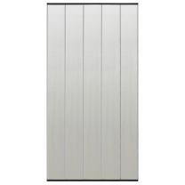  Vliegengordijn 5-delig 120x240 cm mesh zwart