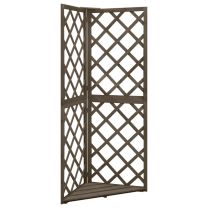  Latwerk hoekmodel 50x50x145 cm massief vurenhout