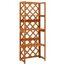  Latwerk met schappen 55x30x140 cm massief vurenhout