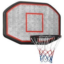 Basketbalbord 109x71x3 cm polyetheen zwart