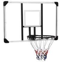  Basketbalbord 106x69x3 cm polycarbonaat transparant