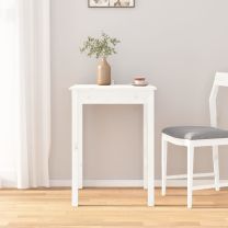  Eettafel 55x55x75 cm massief grenenhout wit