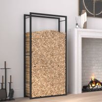  Haardhoutrek 80x28x154 cm staal matzwart