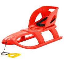  Slee met zitje 102,5x40x23 cm polypropeen rood