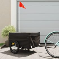 Fietstrailer 45 kg ijzer zwart