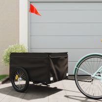  Fietstrailer 45 kg ijzer zwart