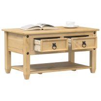  Salontafel met lades Corona 85x50x45 cm massief grenenhout