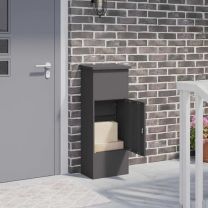  Pakket inwerp box Zwart 44.5 x 29 x 110.5 cm Staal