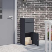  Pakket inwerp box Antraciet 41 x 38 x 103 cm Staal