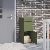  Pakket inwerp box Olijfgroen 41 x 38 x 103 cm Staal