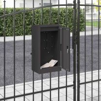  Brievenbus Zwart 30 x 23 x 55 cm Staal